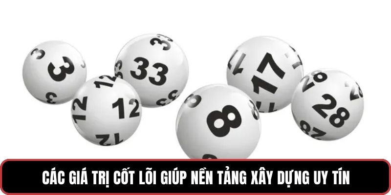 Các giá trị cốt lõi giúp nền tảng xây dựng uy tín